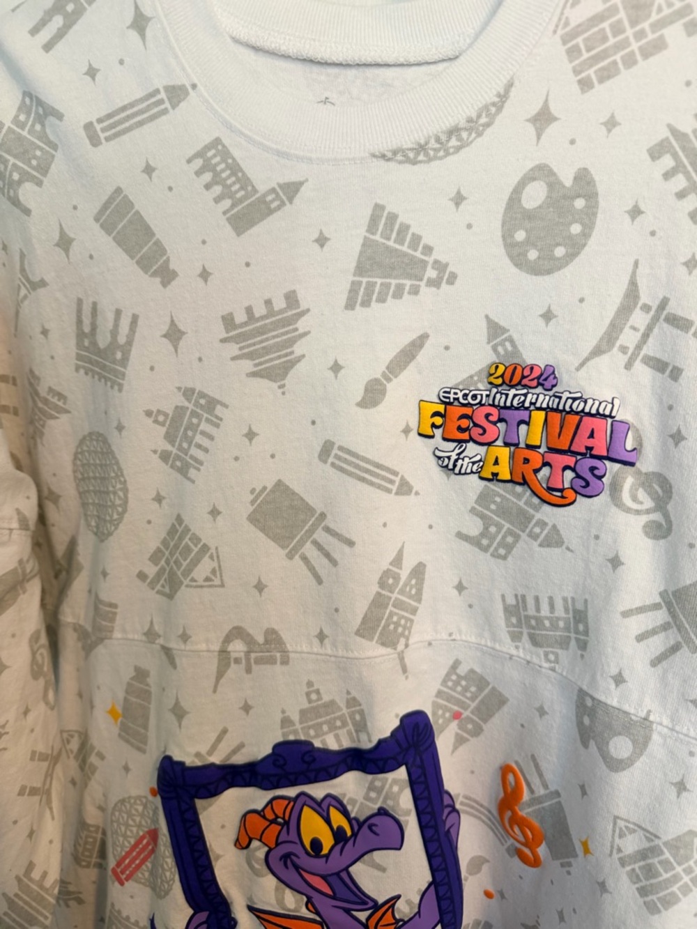 Disney White T-Shirt with Printed Neck Label - Picture 2 of 6